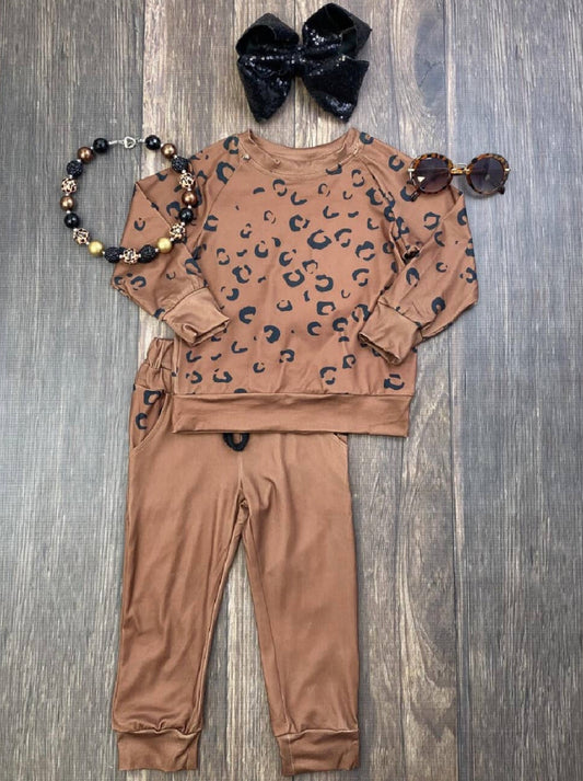 Cocoa Animal Print Jogger