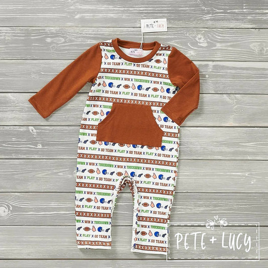 Family Football Boy’s Infant Romper